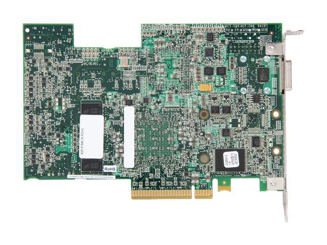 Adaptec RAID 51645 2258600-R SATA/SAS 20-port (16 Internal 4 External) W/ 512MB Cache Memory Controller Card Single