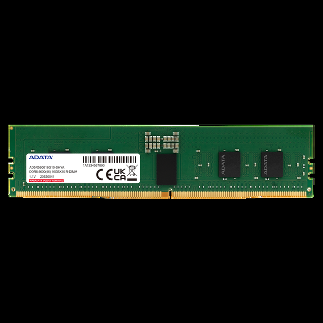 ADATA XPG 16GB (1x16GB) ECC Registered DDR5 5600 (PC5 44800) Memory Model AD5R560016G10-SHYA