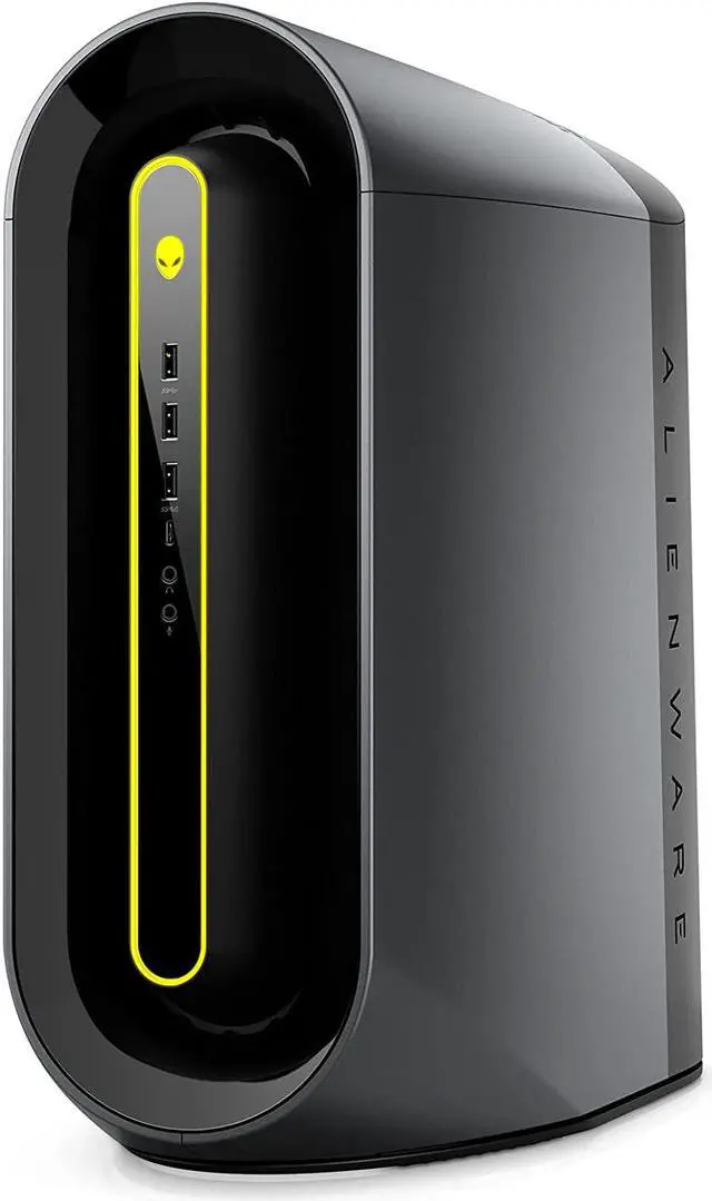 Alienware Aurora R10 Gaming Desktop - AMD Ryzen 7 5800 16GB DDR4 RAM 1TB SSD AMD Radeon RX 6600XT 8GB GDDR6 VR Ready Killer Wi-Fi 6 Liquid Cooling 550W Power Supply Windows 11 Home - Black