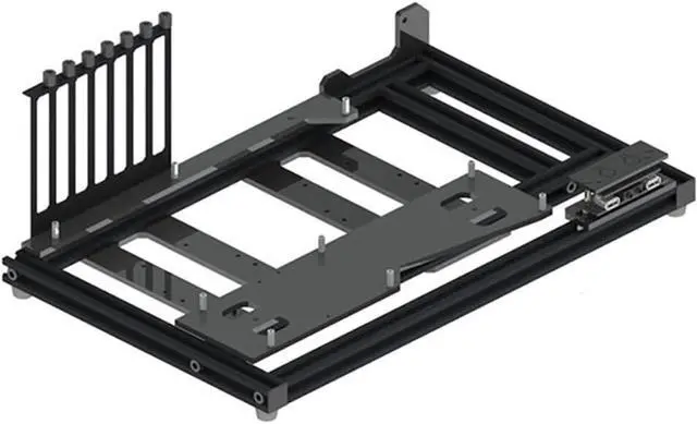 Aluminum Bracket PC Case Test Bench Open Air Computer Case for ATX Motherboard DIY Bare Frame ATX MATX ITX Chassis Support Intel AMD Graphics Card