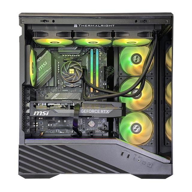 Andromeda Insights Ultra 50 Vector - RTX 5080 16GB GDDR7 Ryzen 7 9800X3D 4.7 GHz (5.2 GHz Turbo Boost) 32GB DDR5 6000MHz 2TB Gen4 SSD 850W Gold PSU ARGB Fans Wi-Fi + BT Win 11