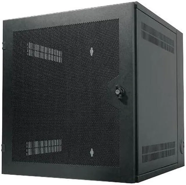 APC AR100HD 13U NetShelter WX w/Threaded Hole Vertical Mounting Rail Vented Front Door Black