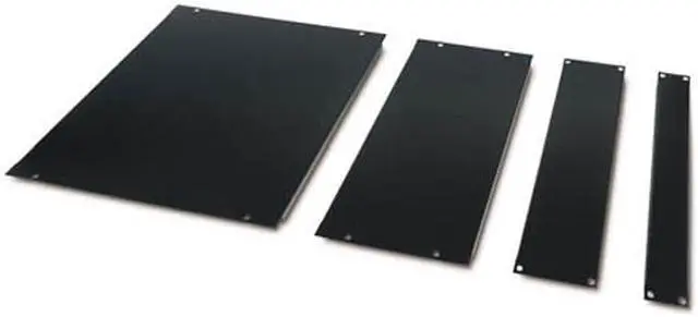 APC AR8101BLK Airflow Management Blanking Panel Kit (1U 2U 4U 8U) Black