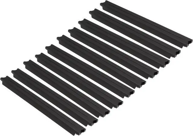 APC AR8136BLK 1U 19" Black Modular Toolless Airflow Management Blanking Panel - Qty 10