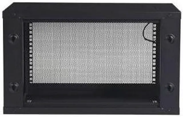 APC by Schneider Electric NetShelter WX 6U Wall Mount Cabinet - For Server LAN Switch - 6U Rack Height x 19" Rack Width x 12.95" Rack Depth - Wall Mountable - Black - 200.42 lb Static/Stationary Weight Capacity