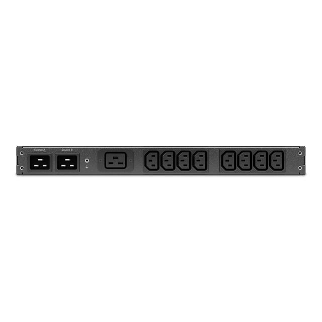 APC NetShelter - Automatic Transfer Switch (rack-mountable) - AC 207-253 V - 3700 VA - 1-phase - USB Ethernet 10/100/10