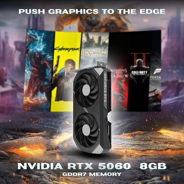 AQVIN AQ80 Gaming PC - Intel Hexa-Core I7 Up To 4.60 GHz NVIDIA GeForce RTX 5060 8GB GPU Card 32GB DDR4 RAM 1TB NVMe SSD Windows 11 Pro Desktop Computer Built-in WIFI - 1 Year Warranty