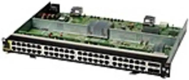 Aruba 6400 48-port 1GbE Class 4 PoE and 4-port SFP56 v2 Module - For Data Networking Optical Network - 48 x 1000Base-T LAN - Twisted Pair Optical FiberGigabit Ethernet - 1000Base-T - 4 x