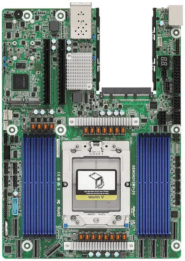 ASRock GENOAD12M3-2Q Server Motherboard - LGA 6096