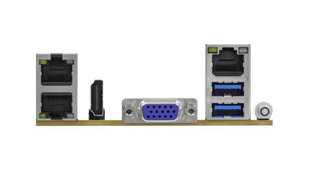 ASRock Rack AM5D4ID-2T/BCM Deep Mini-ITX Server Motherboard AMD Ryzen 7000 AM5 (LGA 1718) KNOLL3 X300 Dual 10G LAN