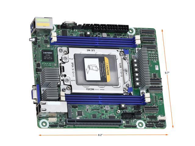 AsRock Rack ROMED4ID-2T Proprietary (Deep Mini-ITX) Server Motherboard Socket SP3