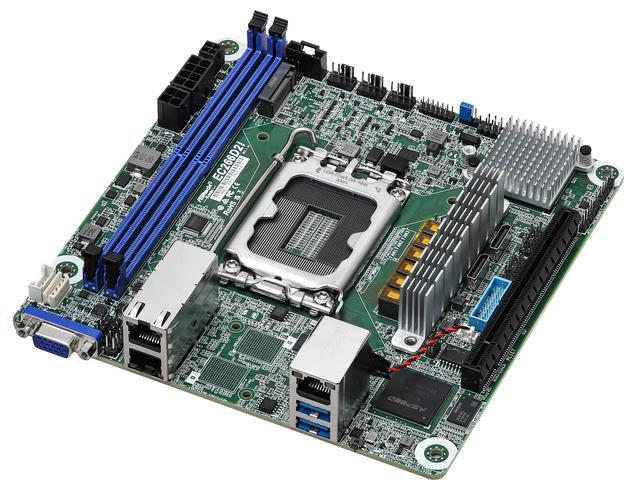 ASRock Rack Server Motherboard EC266D2I Mini-ITX 2x 1GLan Single Socket V1 (LGA 1700) Intel Xeon E-2400 Series