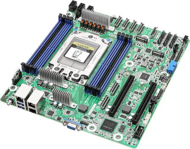 ASRock Rack Server Motherboard SIENAD8UD3 Deep Micro-ATX Single Socket SP6 (LGA 4844) AMD EPYC™ 8004 series