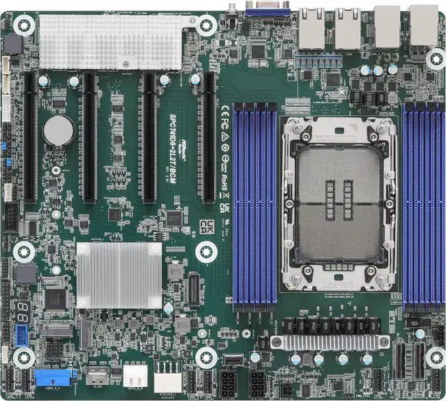 ASRock Rack SPC741D8-2L2T CEB Server Motherboard Single Socket 4th/5th Gen Intel® Xeon® Scalable Processors (LGA 4677) C741 4 PCIe gen5 Dual 10G & 1G Lan