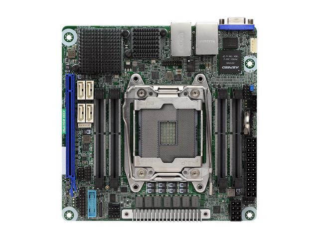 ASRock Rack X299 WSI/IPMI Mini ITX Server Motherboard Single Socket R4(LGA 2066) Intel X299 IPMI Dual LAN