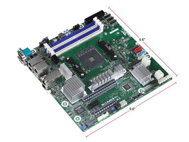 AsRock Rack X570D4U-2L2T Micro-ATX Server Motherboard AMD AM4 PGA 1331 Dual 10GLAN