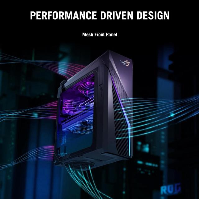 ASUS ROG G16CH (2024) Gaming Desktop PC Intel® Core I7-14700F NVIDIA® GeForce RTX 4060Ti DUAL 1TB PCIe® Gen4 SSD 32GB DDR5 RAM Windows 11 G16CHR-AS766Ti