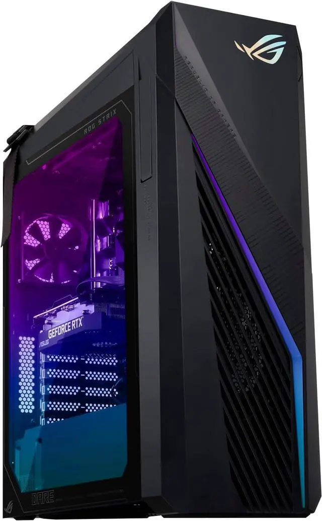 ASUS ROG G16CH (2024) Gaming Desktop PC Intel® Core i7-14700F NVIDIA® GeForce RTX 4060Ti DUAL 1TB PCIe® Gen4 SSD 32GB DDR5 RAM Windows 11 G16CHR-AS766Ti