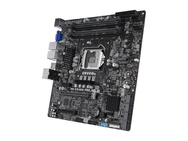 ASUS WS C246M PRO UATX Server Motherboard LGA 1151 Intel C246 Chipset