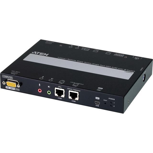ATEN 1-Local/Remote Share Access Single Port VGA KVM Over IP Switch CN9000