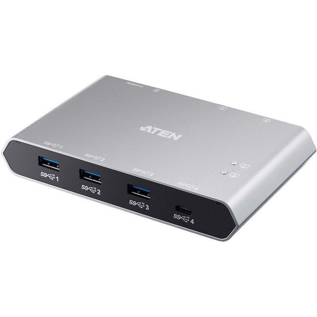 ATEN 2-Port USB-C Gen 2 Sharing Switch With Power Pass-through US3342