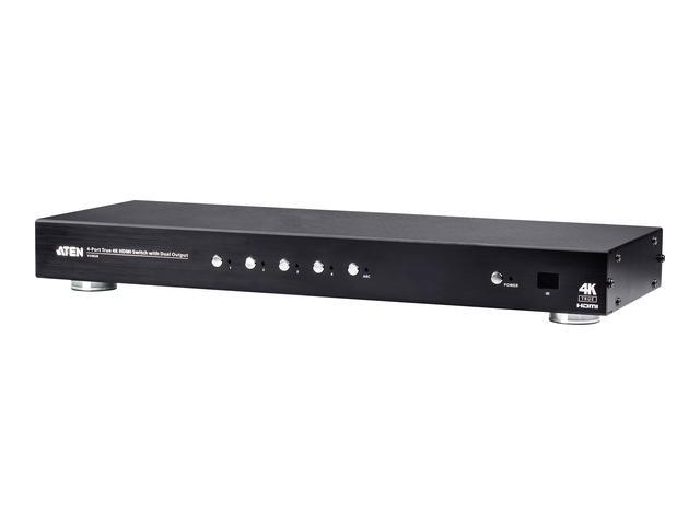 Aten 4-Port True 4K HDMI Switch With Dual Output VS482B - 4096 X 2160 - 4K - 4 X 2 - 2 X HDMI Out