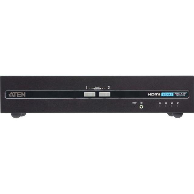 ATEN 4-Port USB DisplayPort Dual Display Secure KVM Switch CS1144DP4