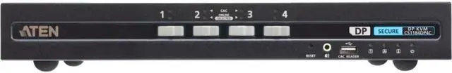 ATEN 4-Port USB DisplayPort Secure KVM Switch with CAC CS1184DP4C