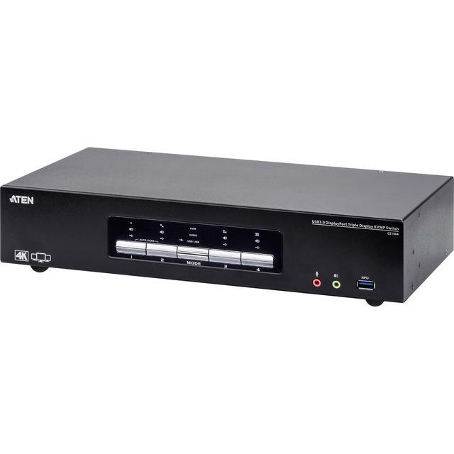 Aten 4-Port Usb3.0 4K Displayport Triple Display Kvmp Switch
