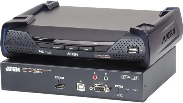 Aten 4K HDMI Single Display KVM over IP Transmitter with PoE