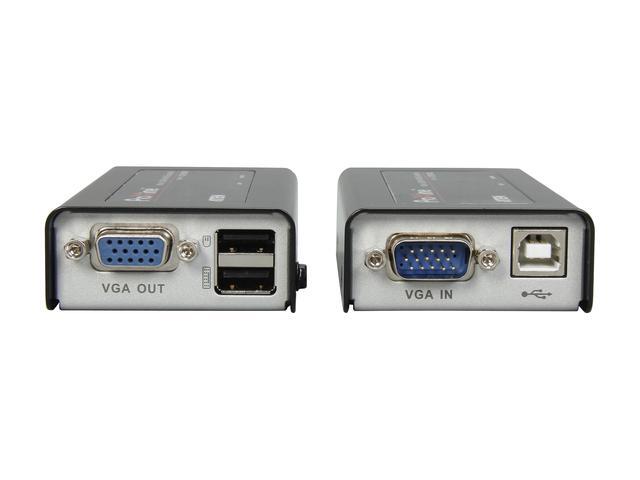 ATEN CE100 Cat5 USB KVM Mini Console Extender - Up To 320 Ft