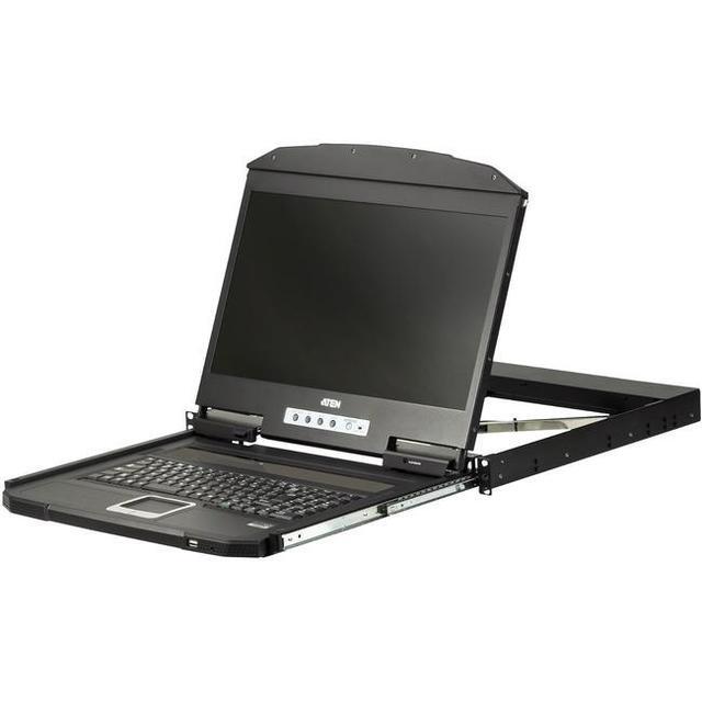 Aten CL3100 LCD KVM 18.5" Console With Standard Rack Mount Kit CL3100NX