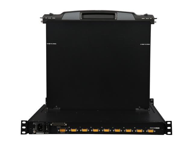 ATEN CL5708M 17" LCD 8 Port PS2/USB Combo KVM With Peripheral Sharing Technology