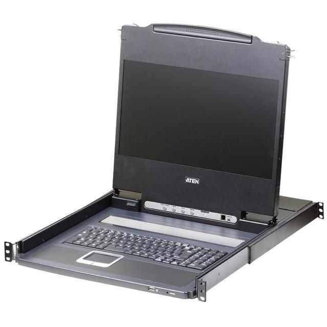 ATEN CL6700MW 17" WideScreen Full HD LCD Console Support DVI HDMI VGA
