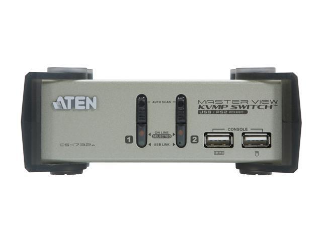 ATEN CS1732A 2 Port USB KVMP Switch W/ Audio Support
