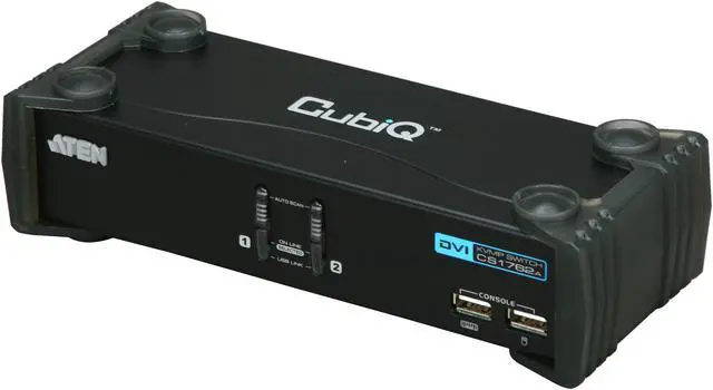 ATEN CS1762A 2-Port USB2.0 DVI KVMP Switch Cables Included