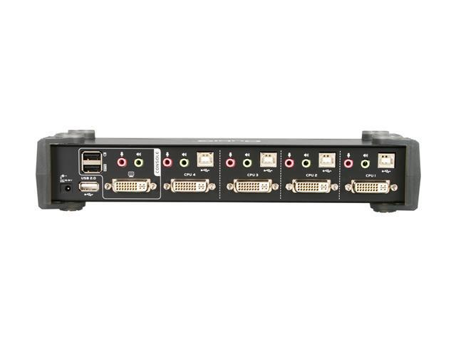 ATEN CS1764A 4-Port USB DVI / Audio KVMP Switch