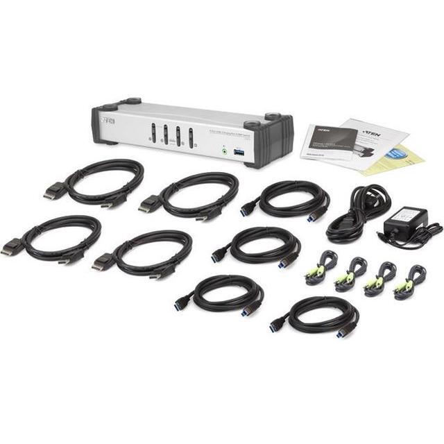 ATEN CS1914 4-Port USB 3.0 DisplayPort KVMP Switch