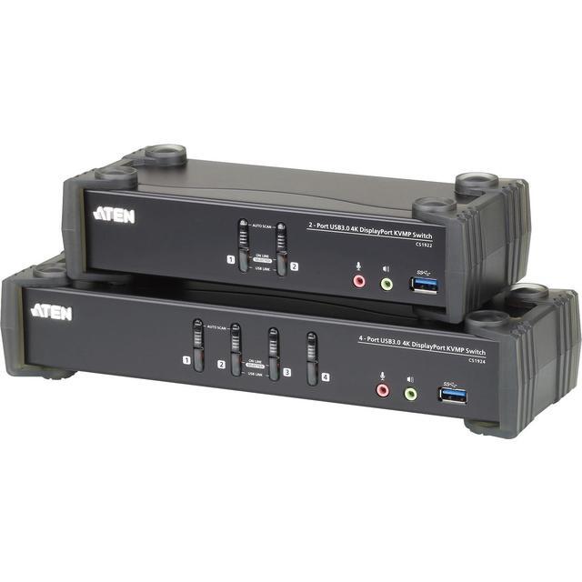 ATEN CS1924 4-Port USB 3.0 4K DisplayPort KVMP Switch