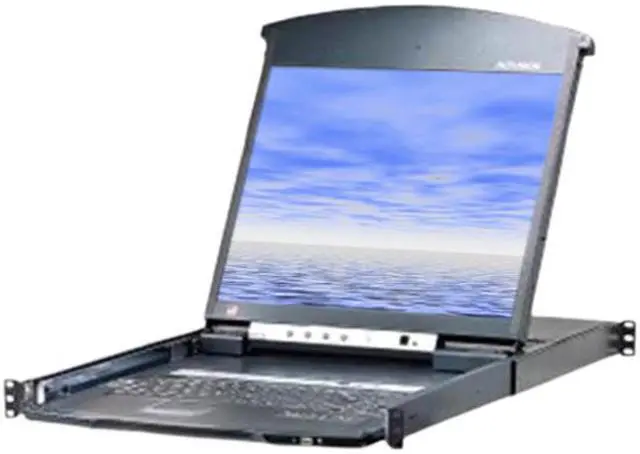 ATEN KL1508AiN 8-Port 19in. Dual Rail CAT5 LCD KVM Over the Net