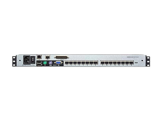 ATEN KL1516AiN 16-Port 19in. Dual Rail CAT5 LCD KVM Over The Net