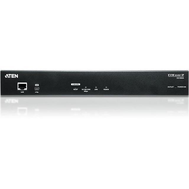 ATEN KN1000A REMOTE 1P VGA KVM OVER IP SW. W/PDU