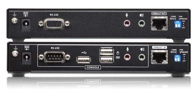 ATEN USB DVI Dual View HDBaseT 2.0 KVM Extender 1920 X 1200 100 M-TAA Compliant