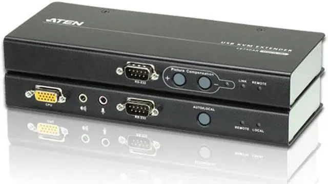 ATEN USB VGA/Audio Cat 5 KVM Extender (1280 x 1024 200m)-TAA Compliant