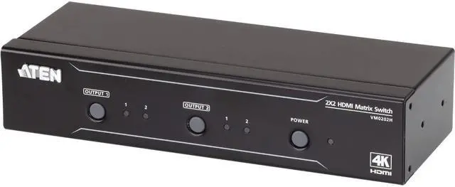 ATEN VM0202H 2x2 4K HDMI Matrix Switch
