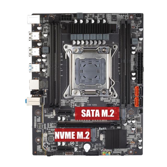 Atermiter D4 DDR4 Motherboard Set With Intel Xeon E5 2670 V3 LGA2011-3 CPU 2pcs X 16GB = 32GB 3200MHz DDR4 REG ECC RAM Memory