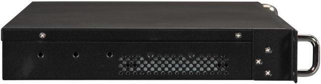 Athena Power RM-1U100D Black Aluminum/Steel 1U Rackmount Server Case 1 Externa