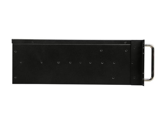 Athena Power RM-3U300PRR55U2 Black Brushed Aluminum Front Bezel / 1.2mm SECC 3U Rackmount Server Case 2U 550W Micro Redundant Power Supply 3 External 5.25" Drive Bays - OEM