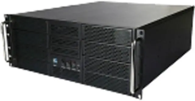 Athena Power RM-4UWIN5258G 4U Desktop IPC GPU Chassis 8 Slot 8x 5.25" Bay 2x USB 3.0 Ports 8 External 5.25" Drive Bays
