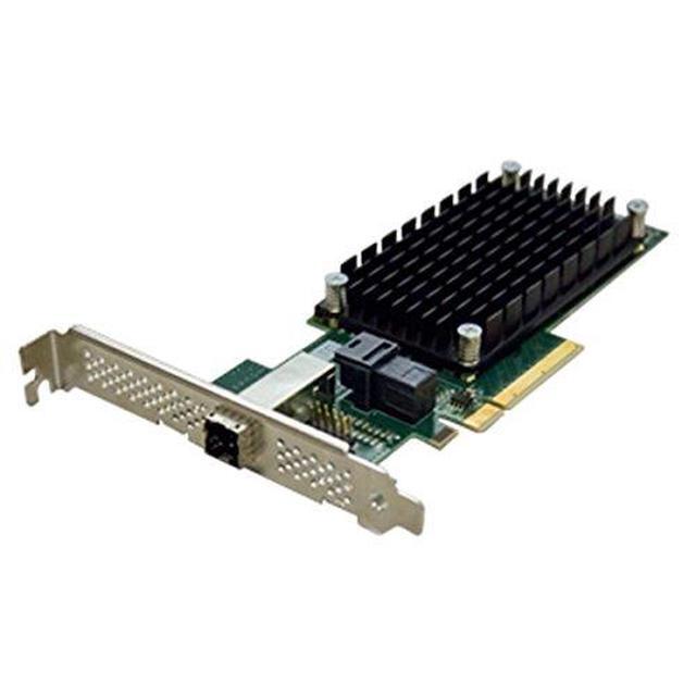 ATTO ExpressSAS ESAH-1244-000 PCI-Express 3.0 X8 Low Profile SATA / SAS 4-Port External 4-Port Internal 12Gb/s SAS / SATA To PCIe 3.0 Host Bus Adapter